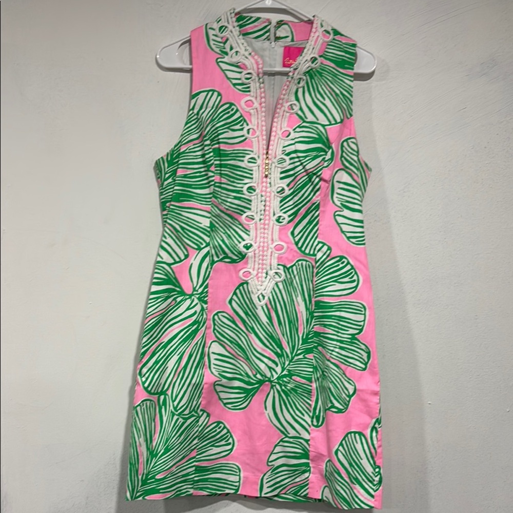 Lilly Pulitzer Pink and Green Dress